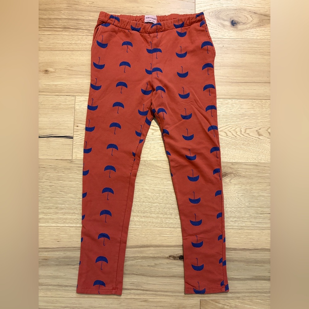 Bobo Choses umbrellas all over print pants size 8-9y